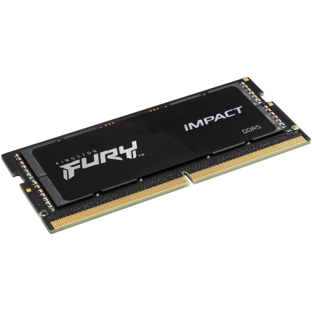 Модуль памяти для ноутбука SoDIMM DDR5 64GB (2x32GB) 4800 MHz FURY Impact Kingston Fury (ex.HyperX) (KF548S38IBK2-64) - 2
