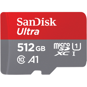 Карта памяти SanDisk 512GB microSDXC UHS-I Ultra A1 (SDSQUA4-512G-GN6MN)
