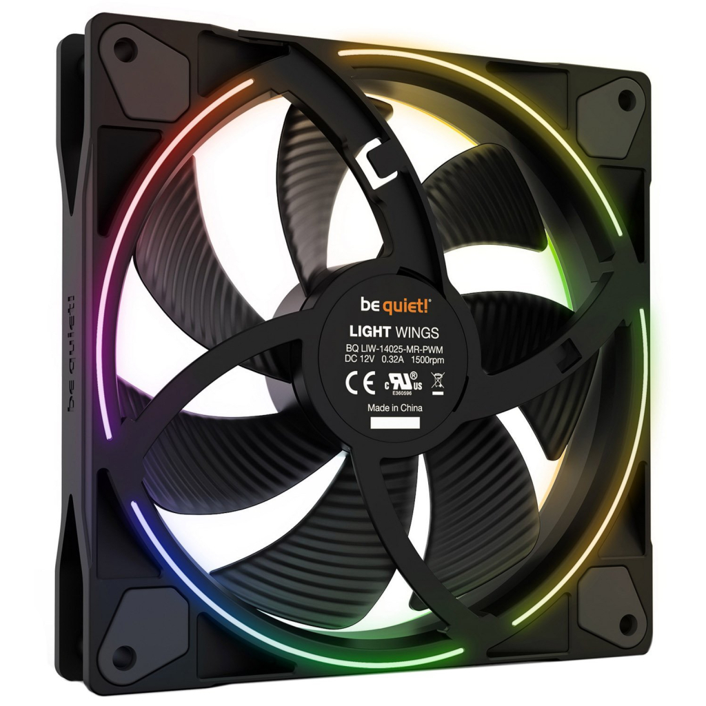 Кулер для корпуса Be quiet! Light Wings 140mm PWM (BL074) - 1