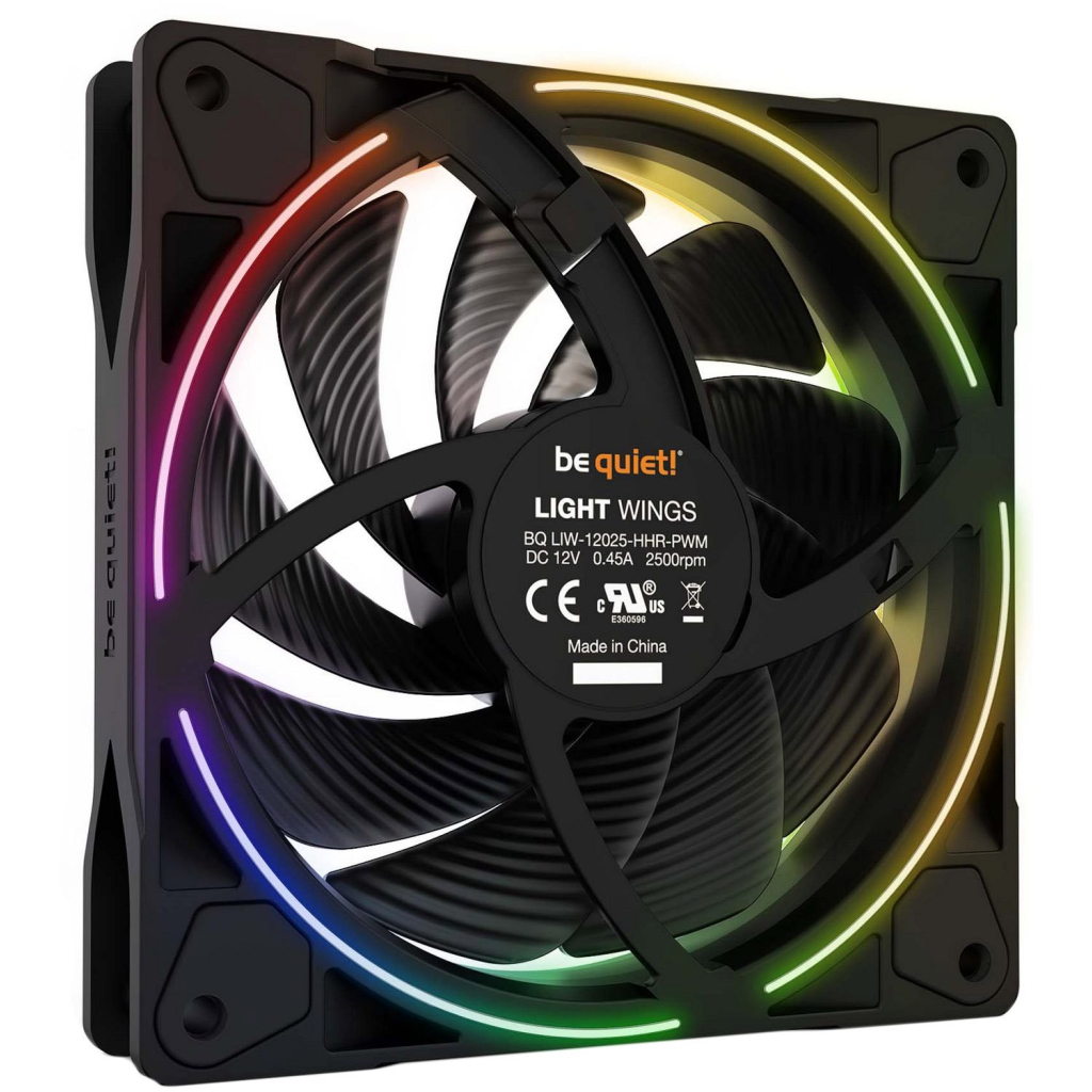 Кулер для корпуса Be quiet! Light Wings 120mm PWM high-speed 3 pcs (BL077) - 1