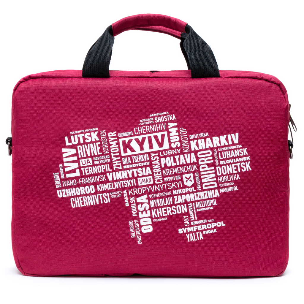 Сумка для ноутбука Vinga 14-15" NB140UW Burgundy (NB140UWBY) - 1