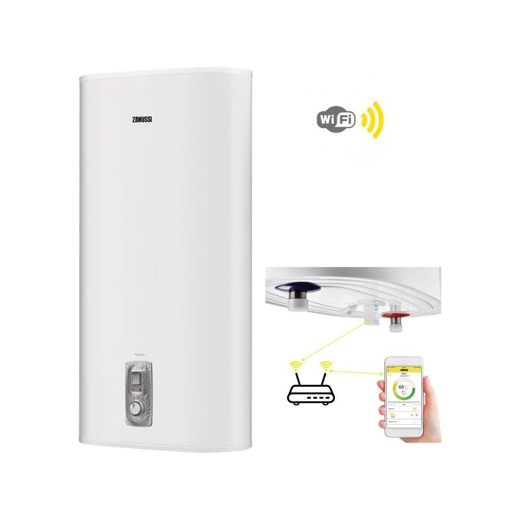 Бойлер Zanussi ZWH/S80AZURROPROWIFI - 4