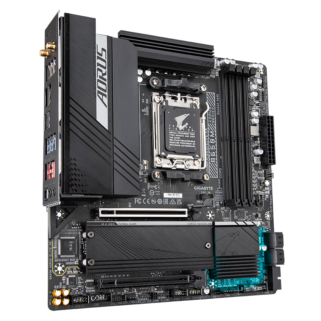 Материнская плата GIGABYTE B650M AORUS ELITE AX - 2