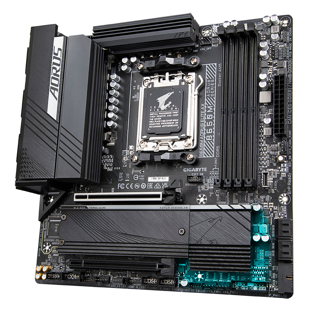 Материнская плата GIGABYTE B650M AORUS ELITE AX - 3