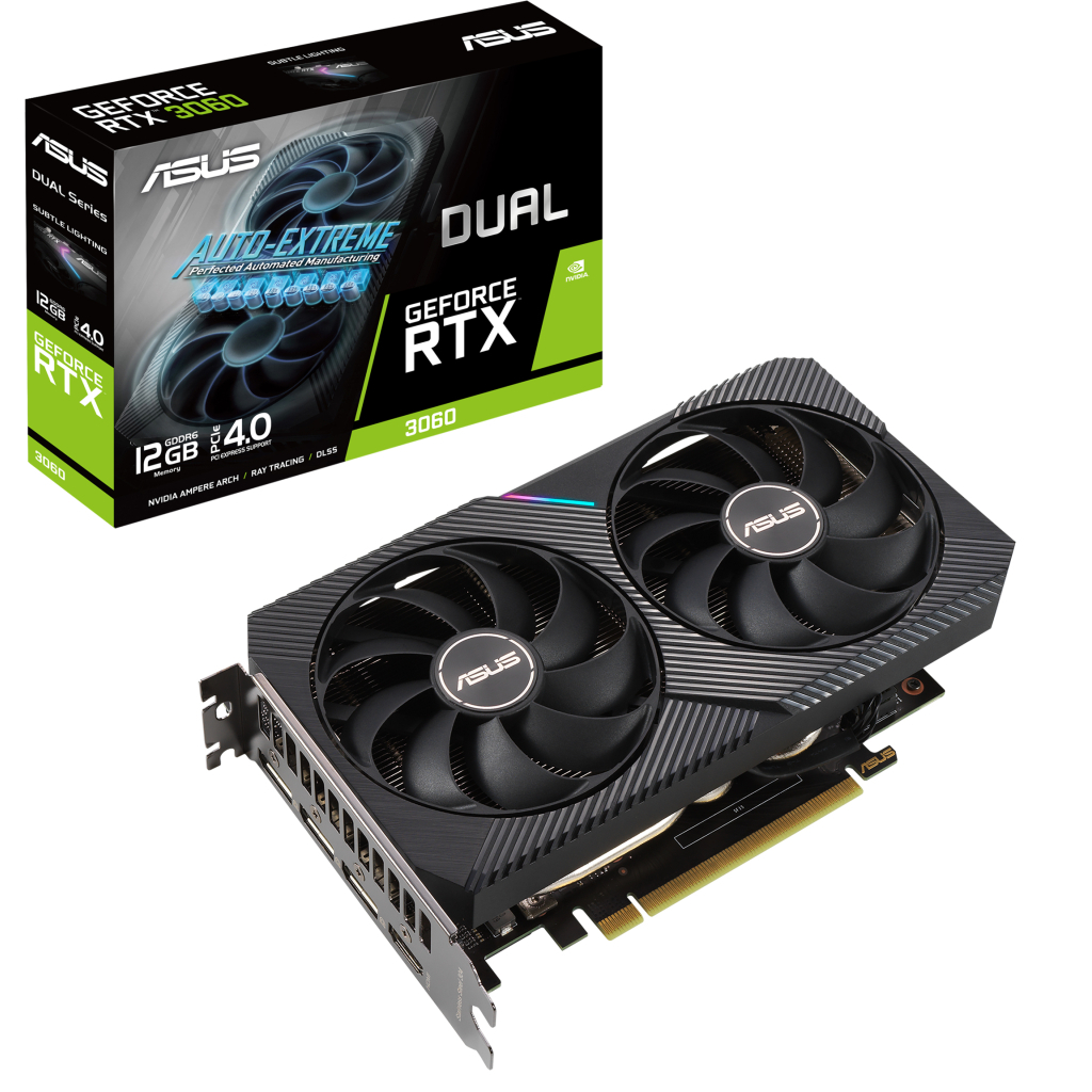 Видеокарта ASUS GeForce RTX3060 12Gb DUAL V2 LHR (DUAL-RTX3060-12G-V2) - 8