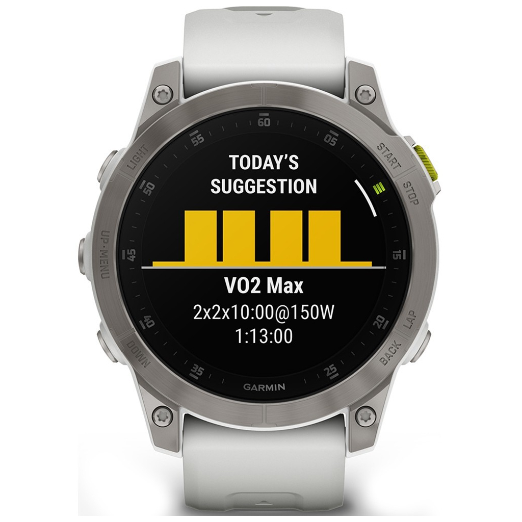 Смарт-часы Garmin EPIX gen 2, Sapphire,White,Titanium, GPS (010-02582-21) - 7