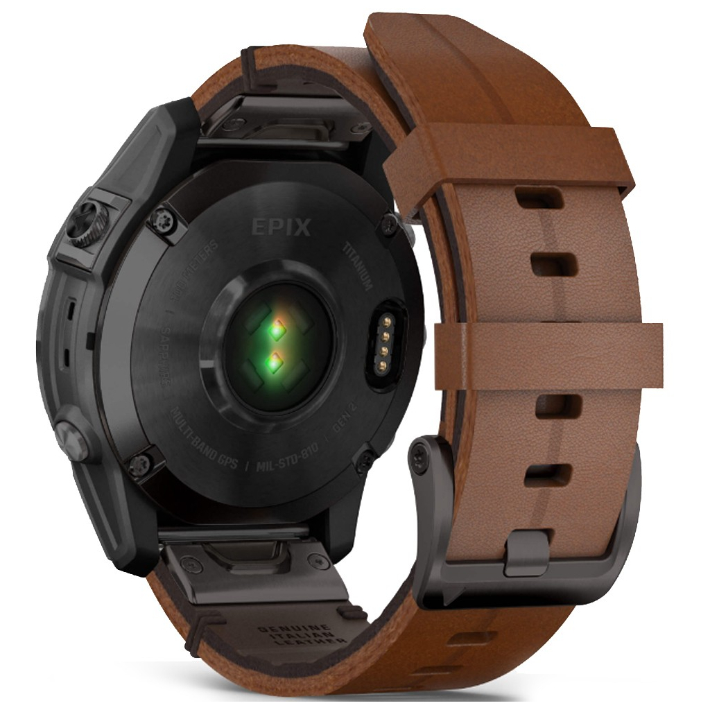 Смарт-часы Garmin EPIX gen 2,Sapphire,Gray Titanium, GPS (010-02582-30) - 4