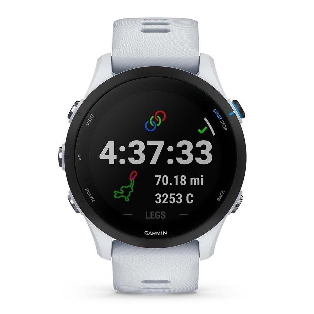 Смарт-часы Garmin Forerunner 255 Music, Whitestone, GPS (010-02641-31) - 2