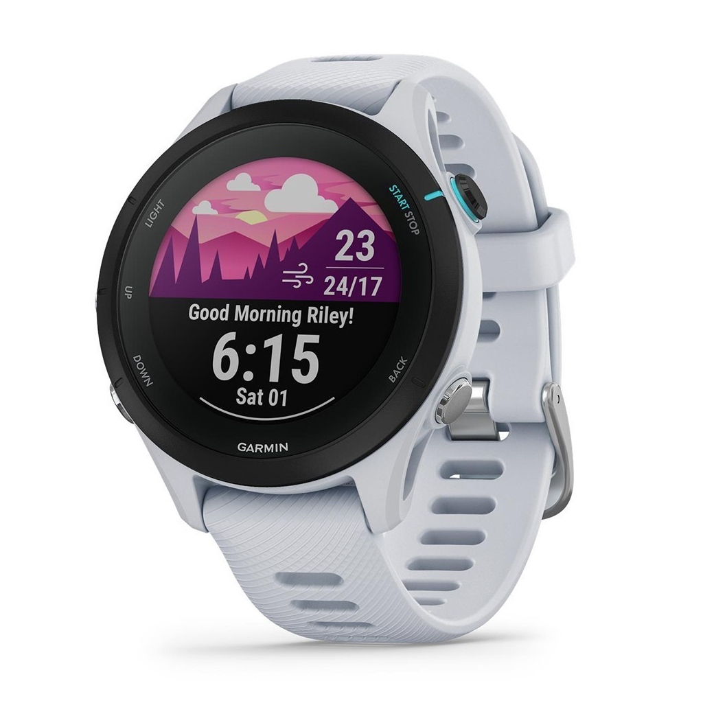 Смарт-часы Garmin Forerunner 255 Music, Whitestone, GPS (010-02641-31)