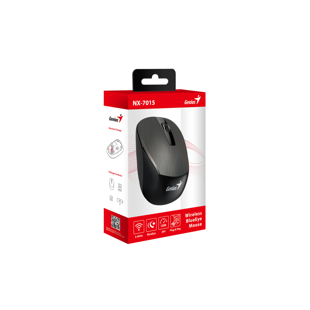 Мышка Genius NX-7015 Wireless Chocolate (31030019401) - 2