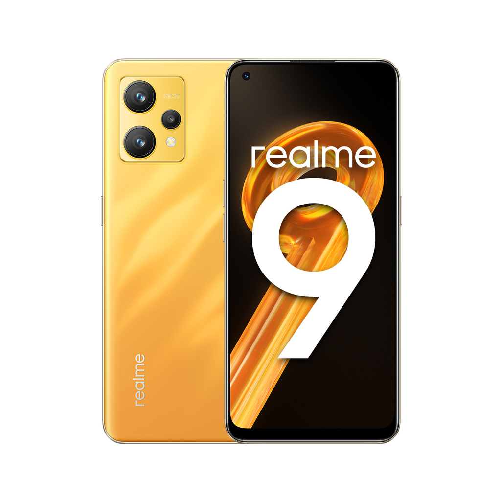 Мобильный телефон realme 9 8/128Gb Gold - 9
