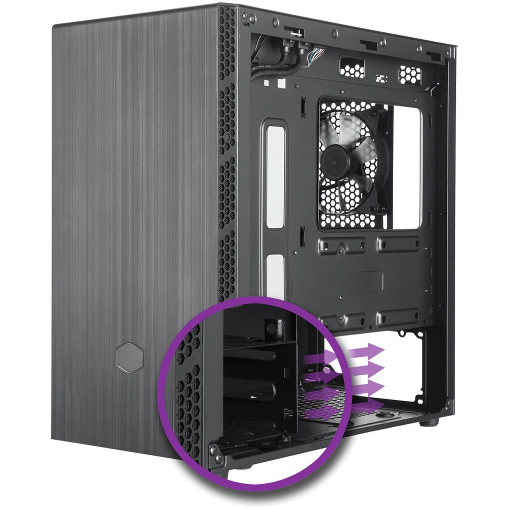Корпус CoolerMaster MasterBox MB400L (MCB-B400L-KN5N-S00) - 4