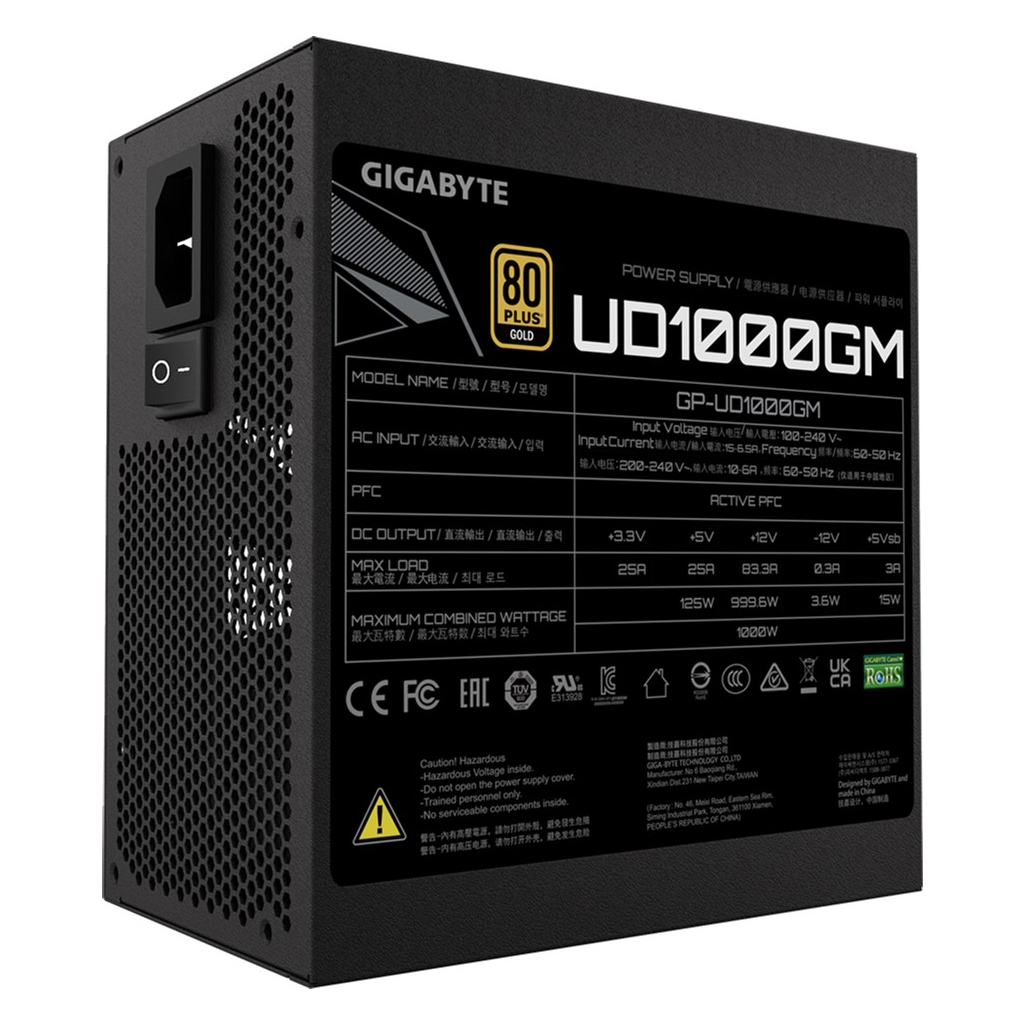 Блок питания GIGABYTE 1000W (GP-UD1000GM) - 4