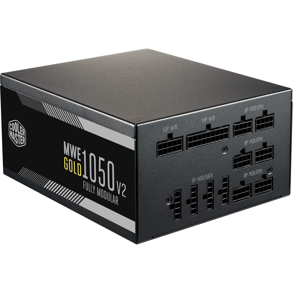 Блок питания CoolerMaster 1050W MWE Gold 1050 - V2 (MPE-A501-AFCAG-E1) - 1