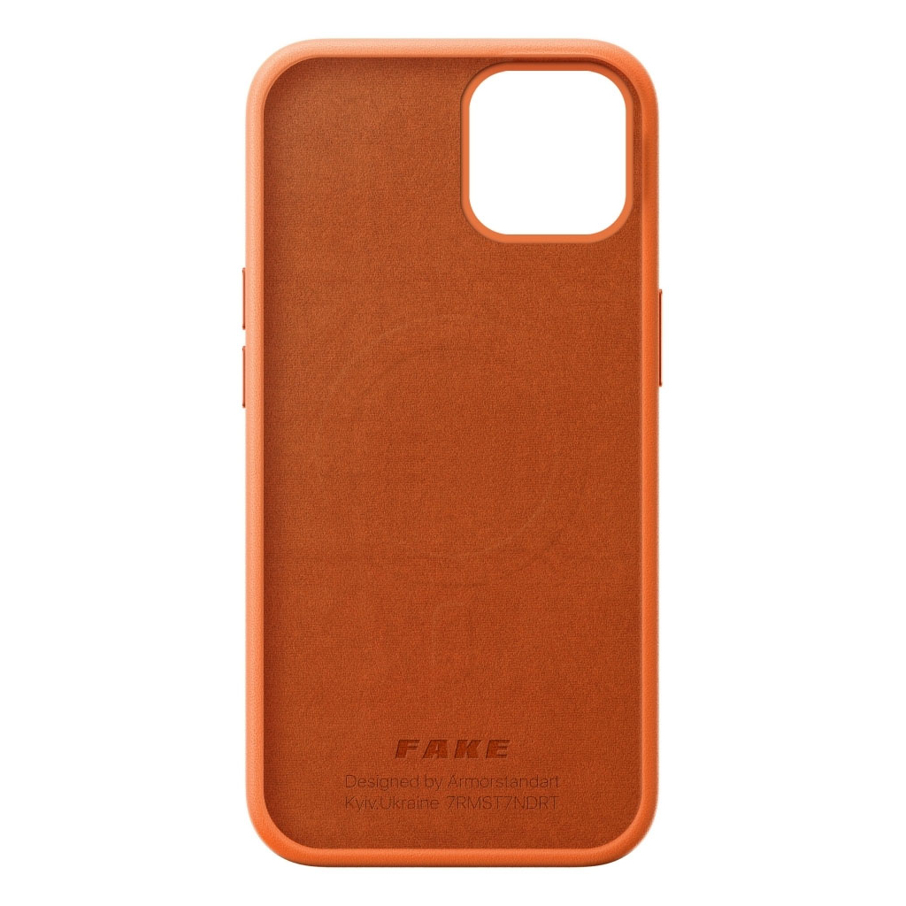 Чехол для моб. телефона Armorstandart FAKE Leather Case Apple iPhone 14 Golden Brown (ARM64457) - 1