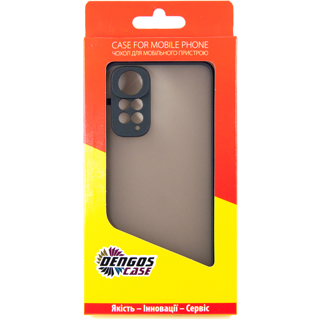 Чехол для моб. телефона Dengos Matte Xiaomi Redmi Note 11 (black) (DG-TPU-MATT-113) - 4