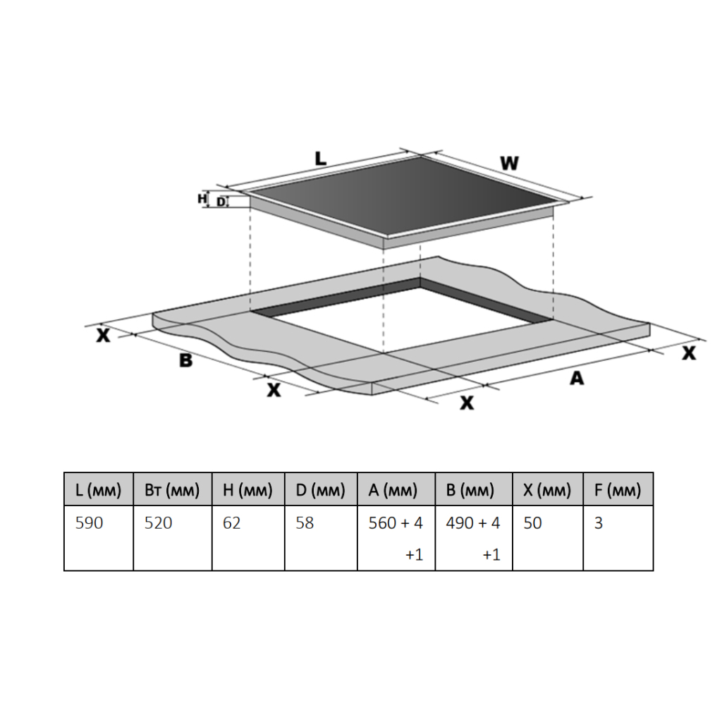 Варочная поверхность Interline HIV 367 SBD BA - 10