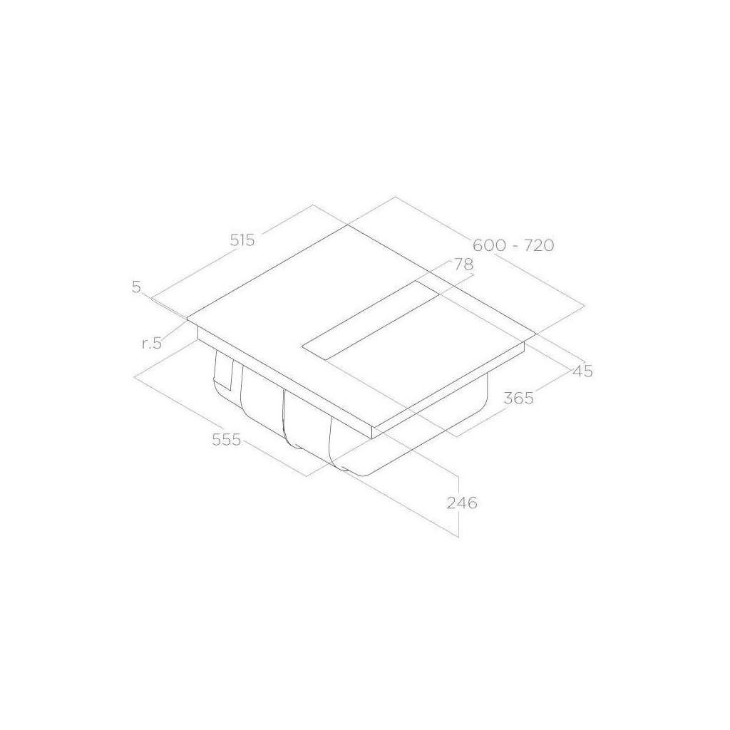 Варочная поверхность Elica NIKOLATESLA FIT BL/A/70 - 3