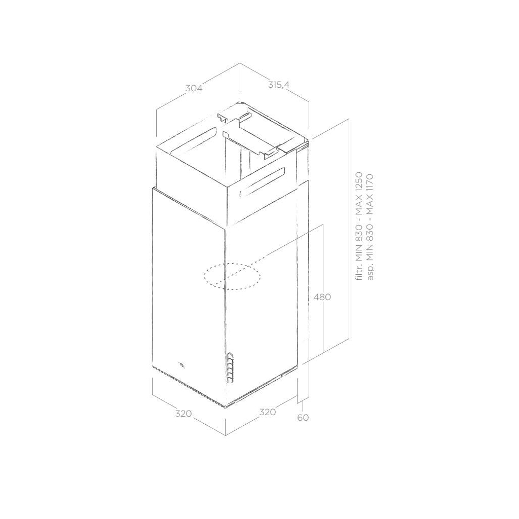 Вытяжка кухонная Elica HAIKU WH/A/32 - 1