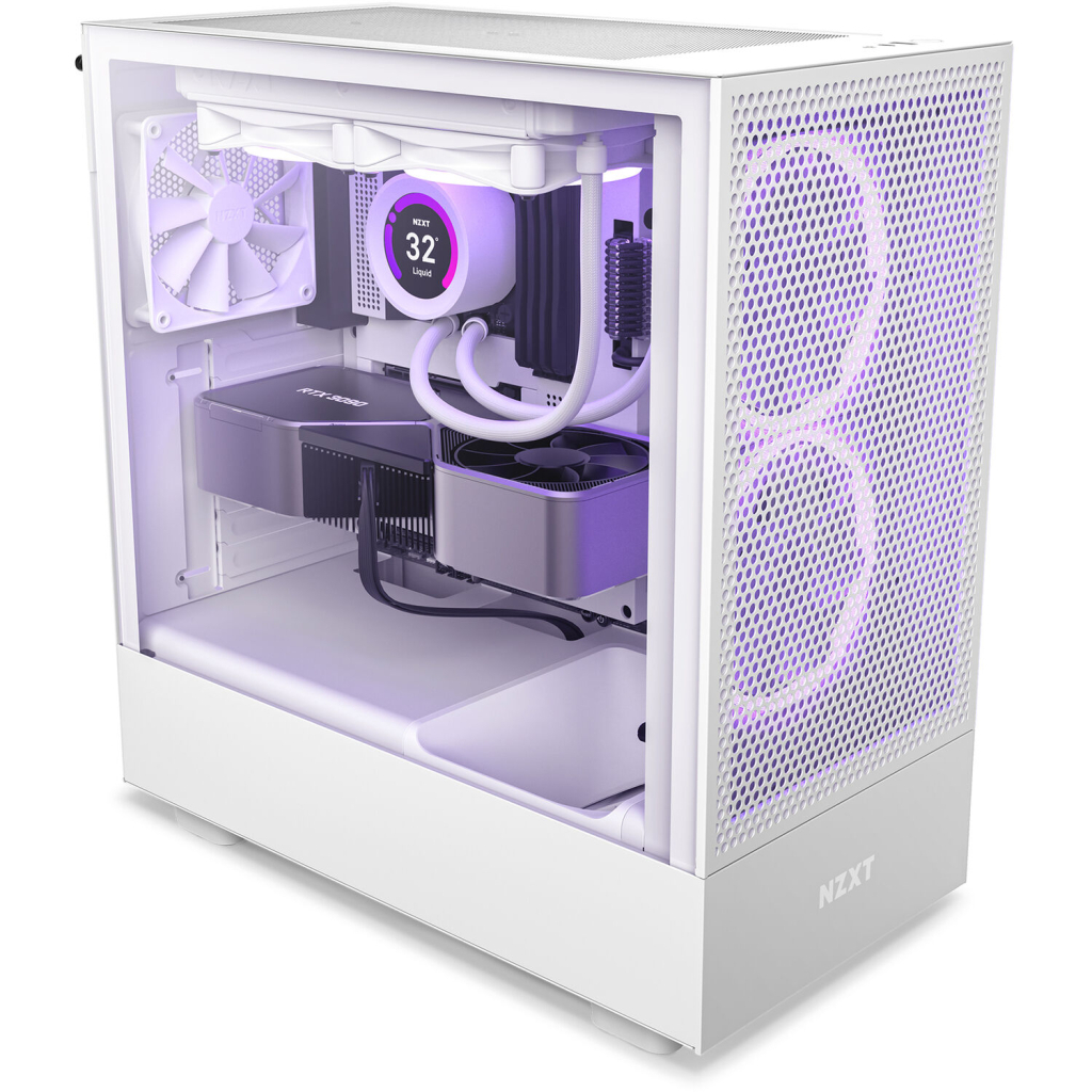 Корпус NZXT H5 Flow Edition White (CC-H51FW-01) - 3