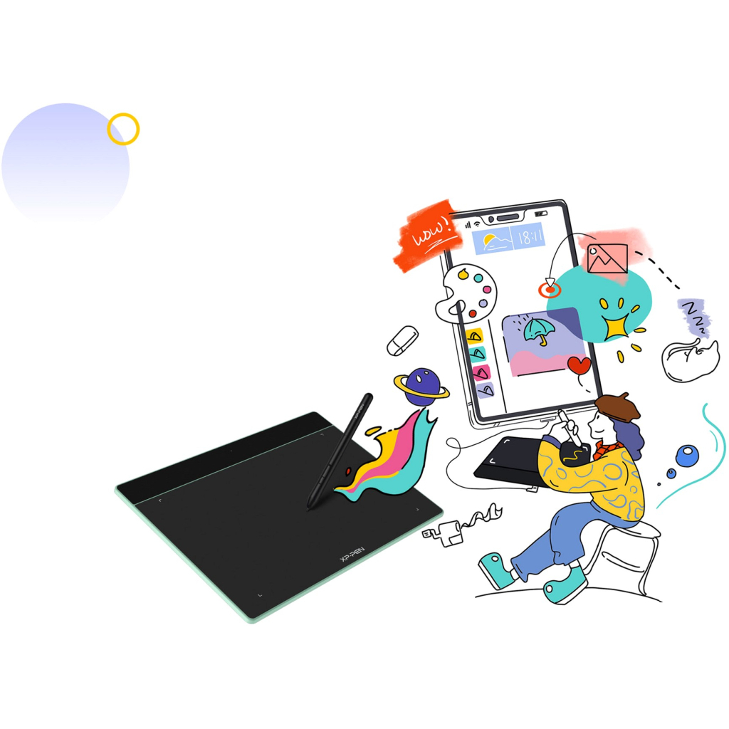 Графический планшет XP-Pen Deco Fun Black (Deco Fun XS_BK) - 11