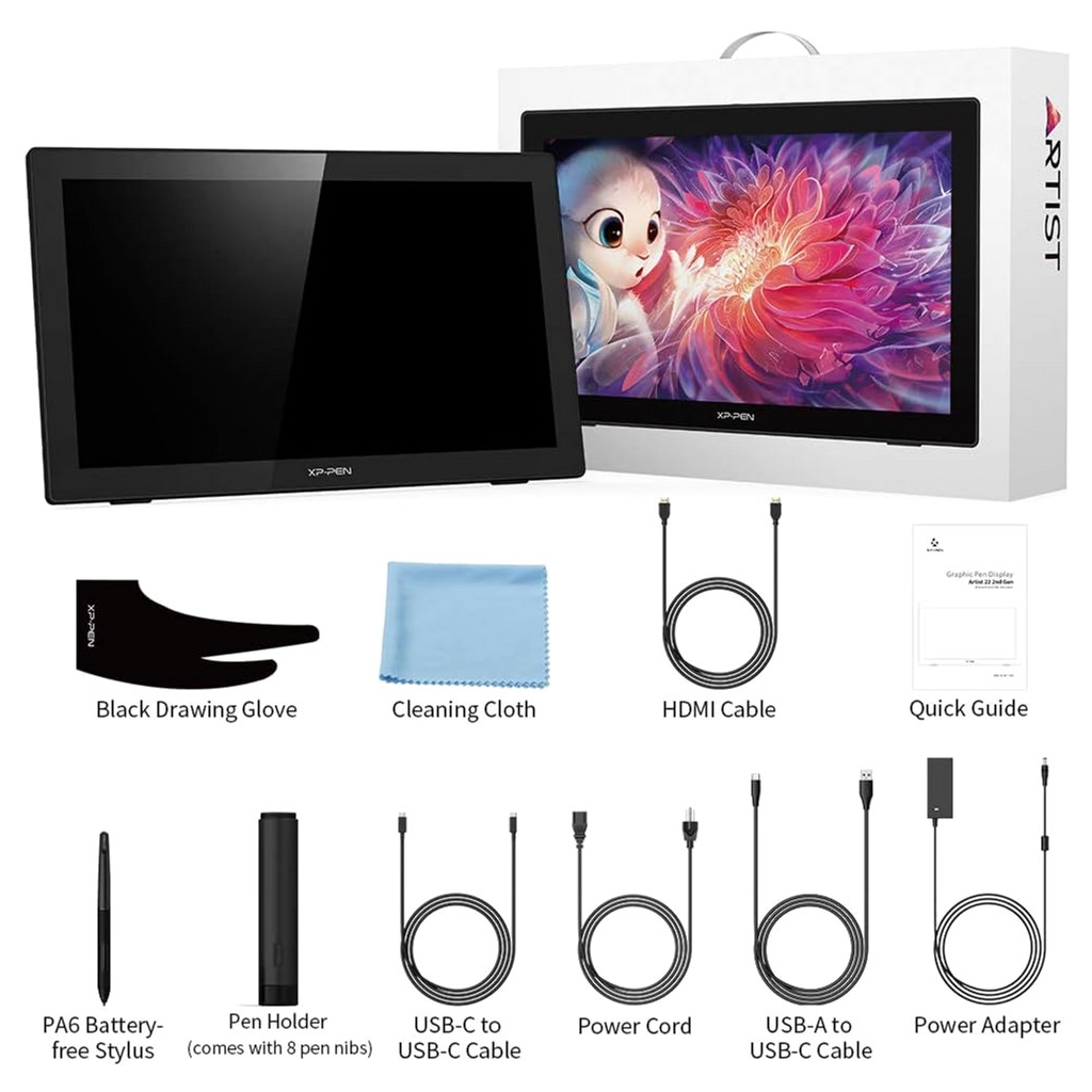 Планшет-монитор XP-Pen Artist 22 (2nd Generation) Black (ArtistCD220F_EU) - 8