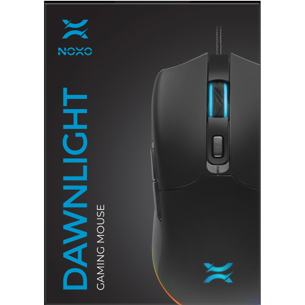 Мышка Noxo Dawnlight Gaming mouse USB Black (4770070881910) - 4