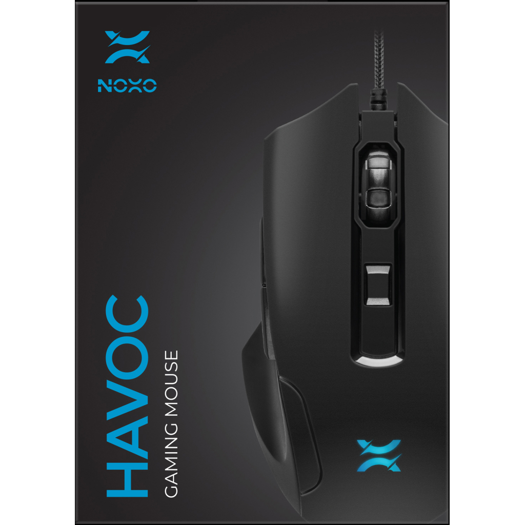 Мышка Noxo Havoc Gaming mouse USB Black (4770070881934) - 4