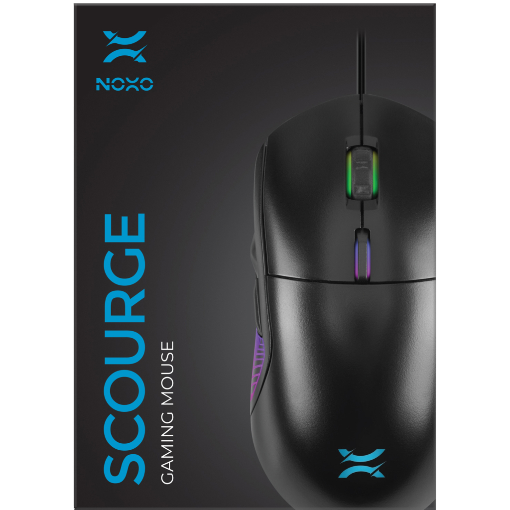 Мышка Noxo Scourge Gaming mouse USB Black (4770070881965) - 4