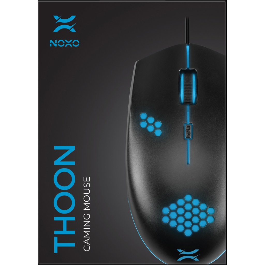 Мышка Noxo Thoon Gaming mouse USB Black (4770070881989) - 5