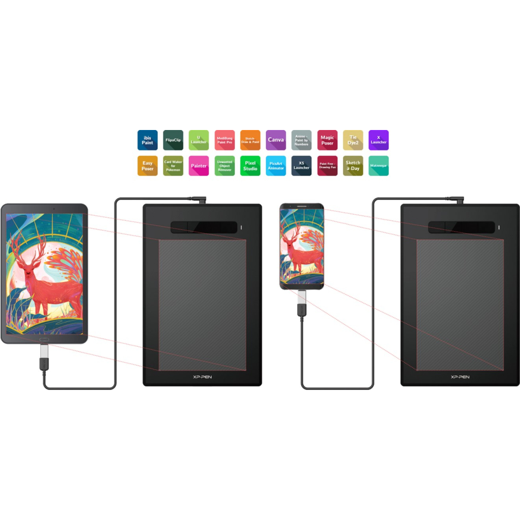 Графический планшет XP-Pen Star G960S Plus Black - 10 Графический планшет XP-Pen Star G960S Plus Black - 10