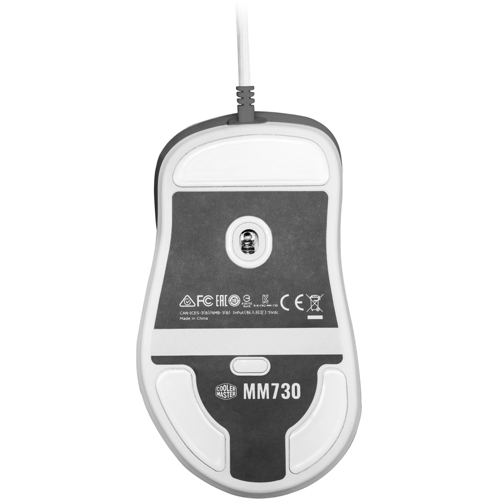 Мышка CoolerMaster MM730 USB White/Gray (MM-730-WWOL1) - 5 Мышка CoolerMaster MM730 USB White/Gray (MM-730-WWOL1) - 5