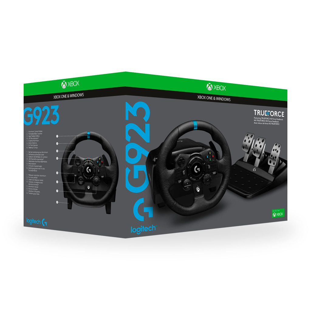 Руль Logitech G923 Racing Wheel and Pedals for Xbox One and PC Black (941-000158) - 3