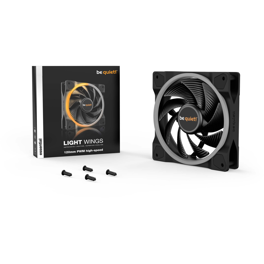 Кулер для корпуса Be quiet! Light Wings 120mm PWM high-speed (BL073) - 4