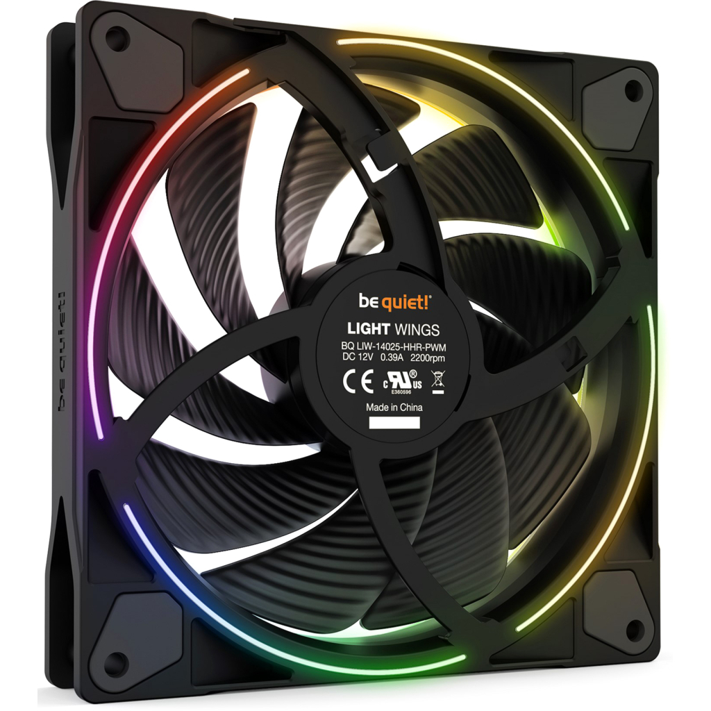 Кулер для корпуса Be quiet! Light Wings 140mm PWM high-speed (BL075) - 1