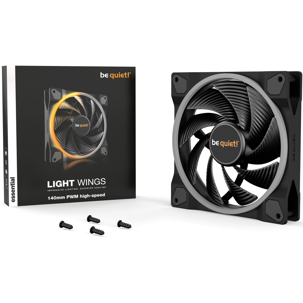 Кулер для корпуса Be quiet! Light Wings 140mm PWM high-speed (BL075) - 3