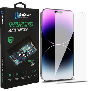 Стекло защитное BeCover Apple iPhone 14 Pro Max 3D Crystal Clear Glass (708087)