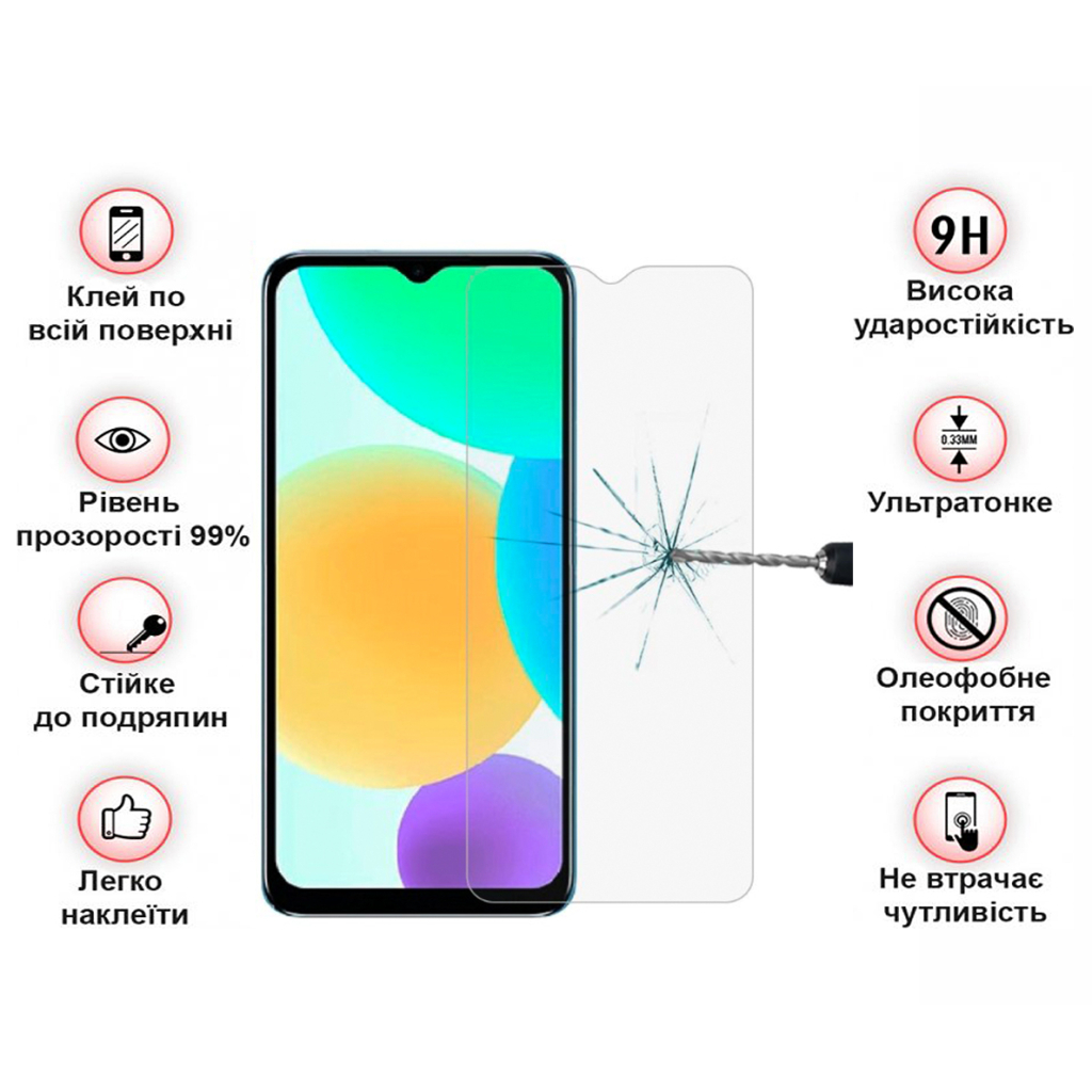 Стекло защитное BeCover Infinix Smart 6 (X6511B) 3D Crystal Clear Glass (708090) - 2