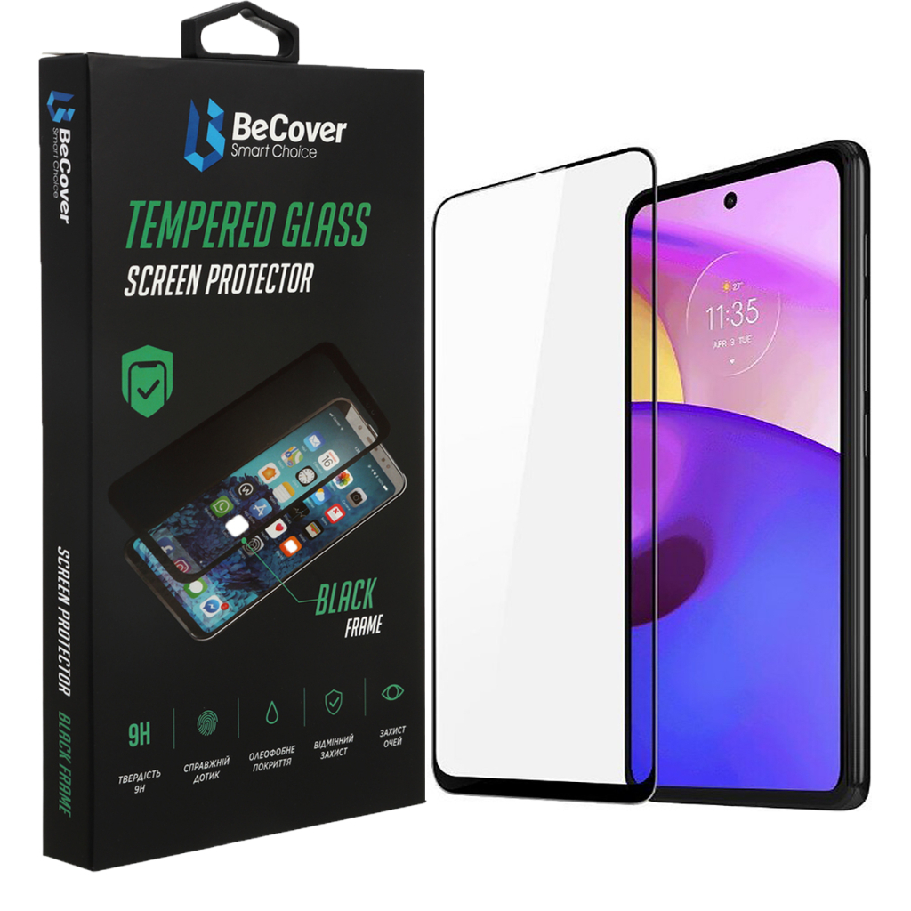Стекло защитное BeCover OnePlus Ace 5G / 10R Black (708146)