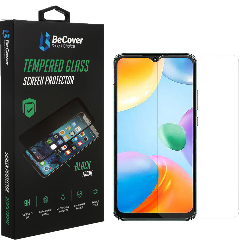 Стекло защитное BeCover Poco C40 Crystal Clear Glass 3D (708171)