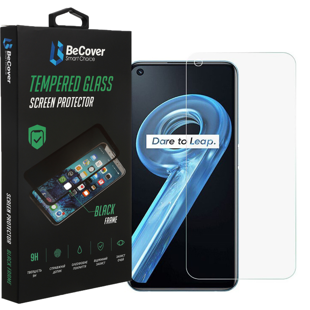 Стекло защитное BeCover Realme 9i 3D Crystal Clear Glass (708128)