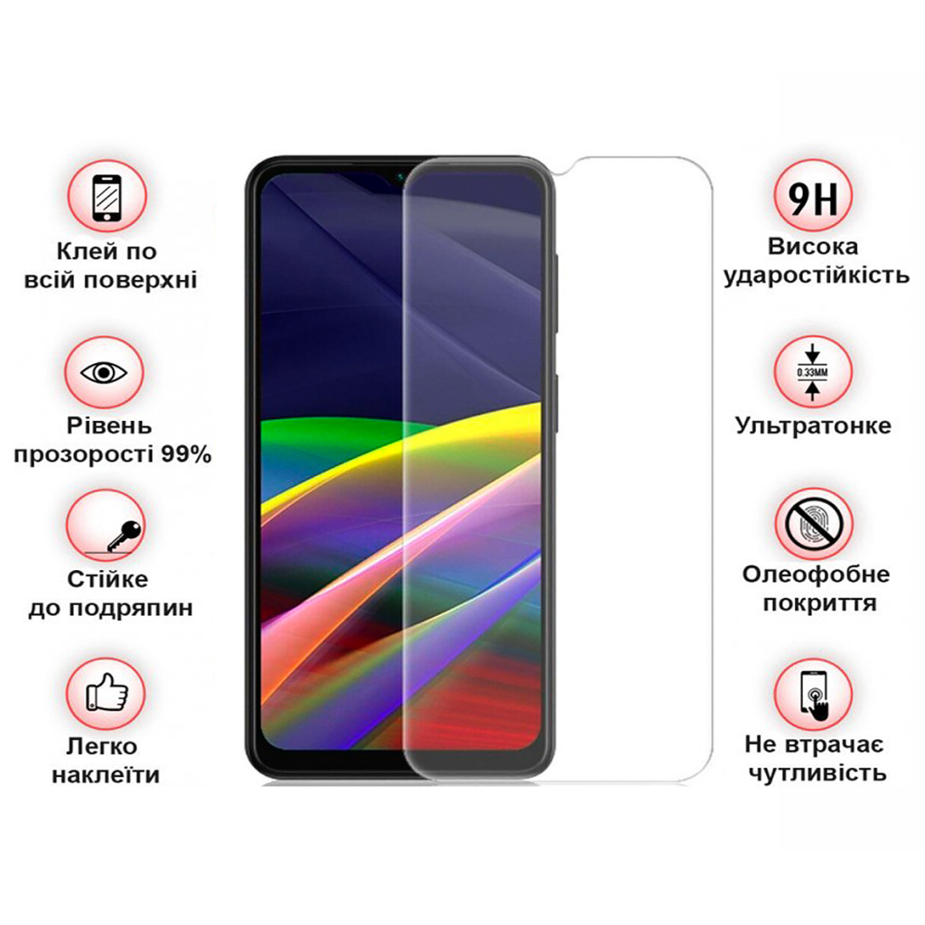 Стекло защитное BeCover Samsung Galaxy A13 5G SM-A136 3D Crystal Clear Glass (708099) - 2