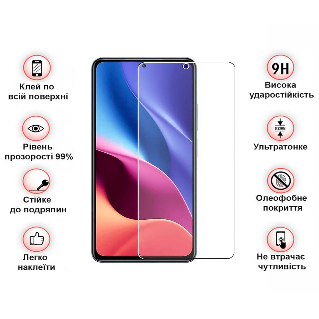 Стекло защитное BeCover Tecno POVA 3 (LF7n) 3D Crystal Clear Glass (708133) - 2