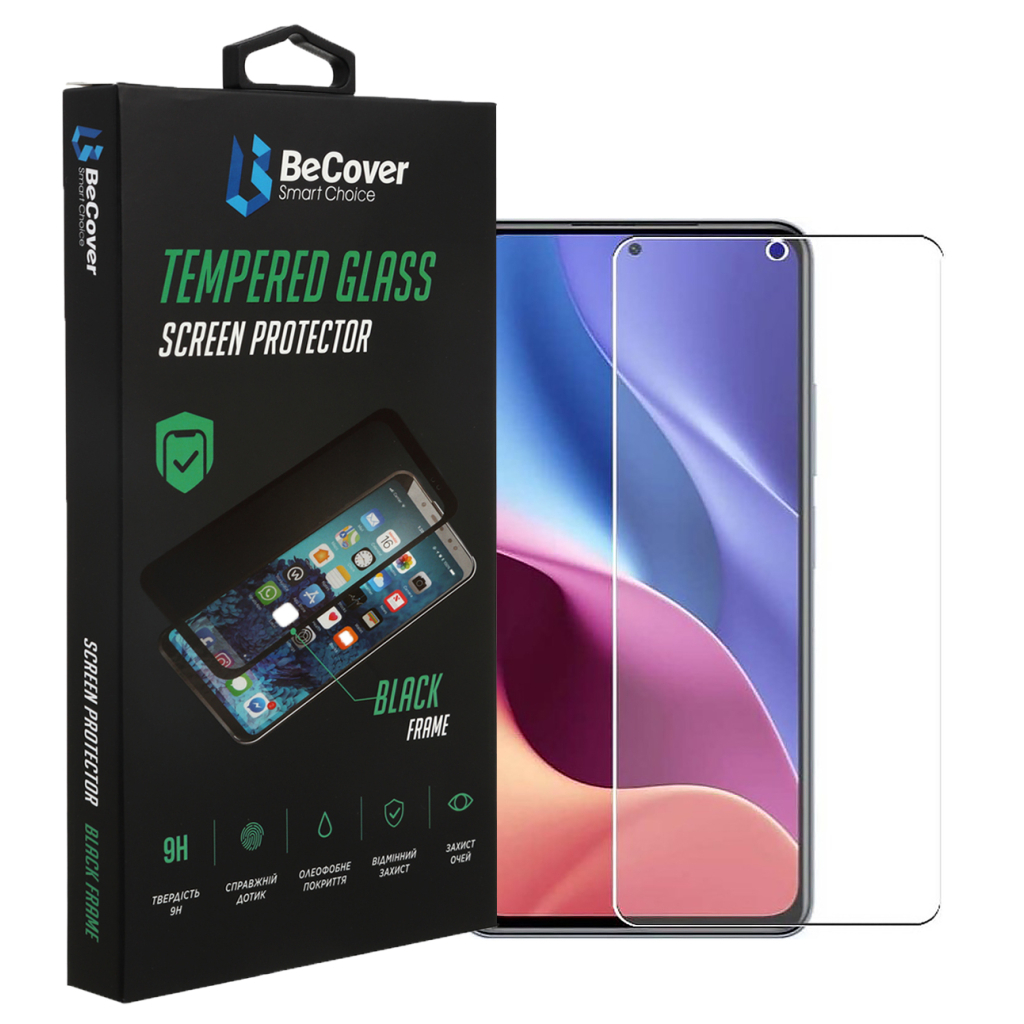 Стекло защитное BeCover Tecno POVA 3 (LF7n) 3D Crystal Clear Glass (708133)