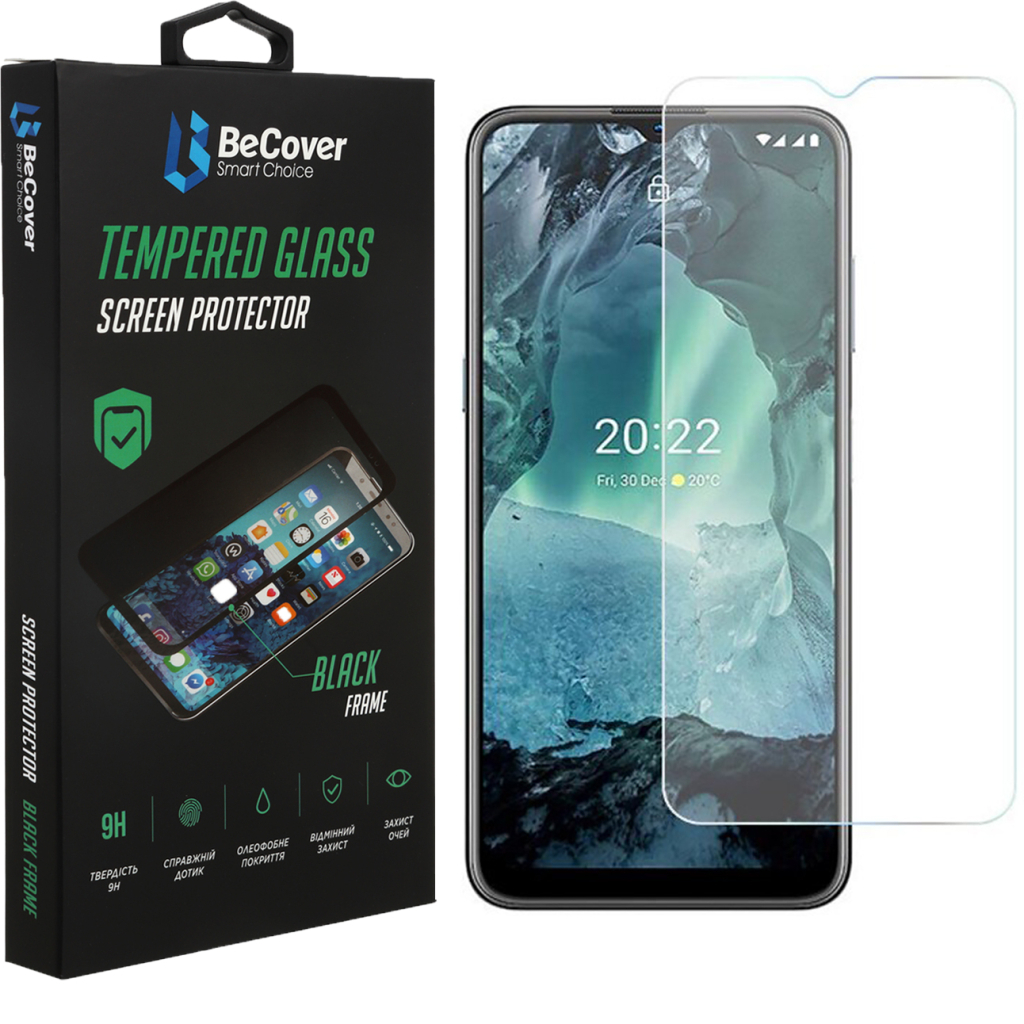 Стекло защитное BeCover Tecno Spark 8C (KG5n) 3D Crystal Clear Glass (708130)