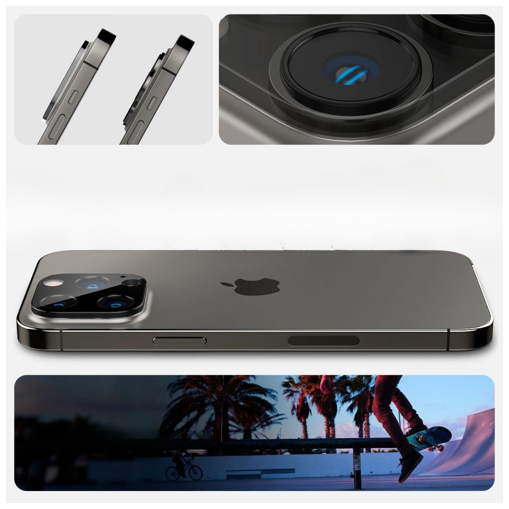 Стекло защитное BeCover for camera Apple iPhone 14 Pro Black (708082) - 5