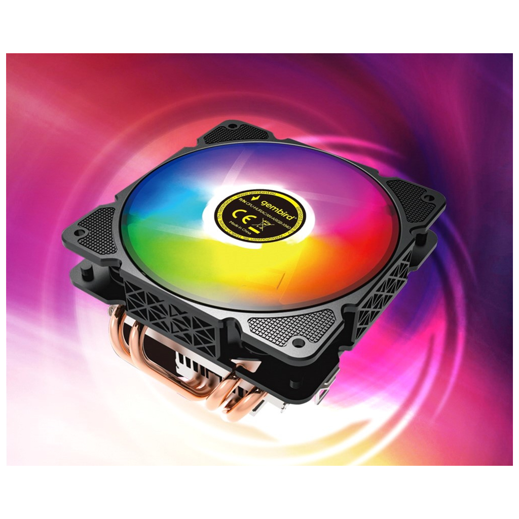 Кулер для процессора Gembird CPU-HURACAN-ARGB-X140 - 5