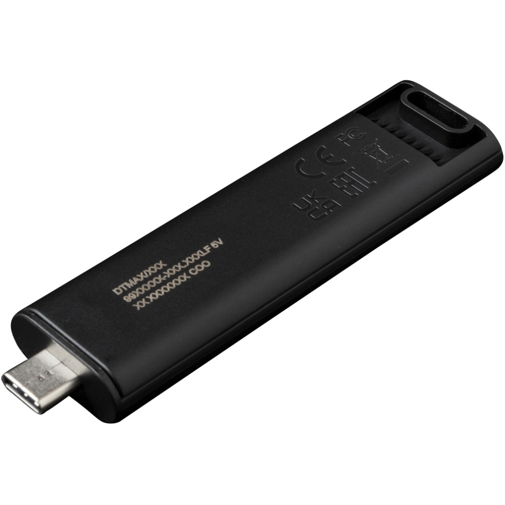 USB флеш накопитель Kingston USB-накопичувач 1TB DataTraveler Max USB 3.2 Gen 2 Type-C Black (DTMAX/1TB) - 4
