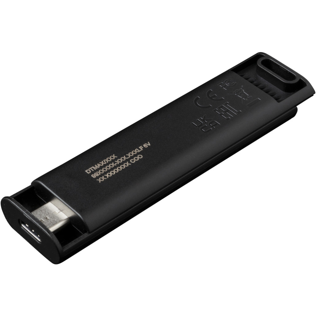 USB флеш накопитель Kingston USB-накопичувач 1TB DataTraveler Max USB 3.2 Gen 2 Type-C Black (DTMAX/1TB) - 5