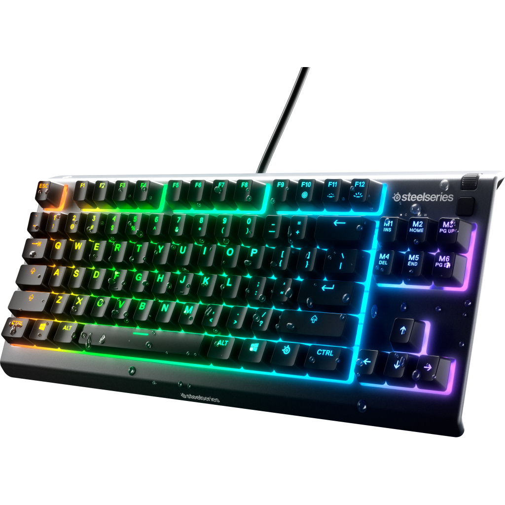 Клавиатура SteelSeries Apex 3 TKL USB UA Black (SS64817) - 1